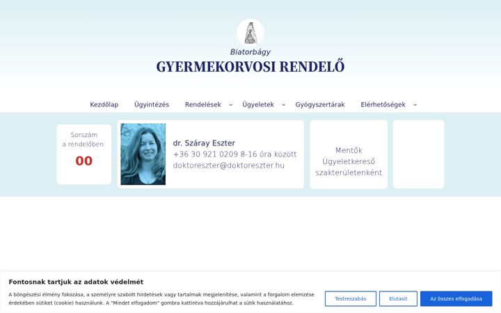 Screenshot of doktoreszter.hu