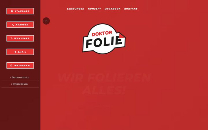 Posnetek zaslona doktorfolie.de