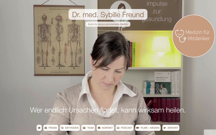 Posnetek zaslona doktorfreund.de