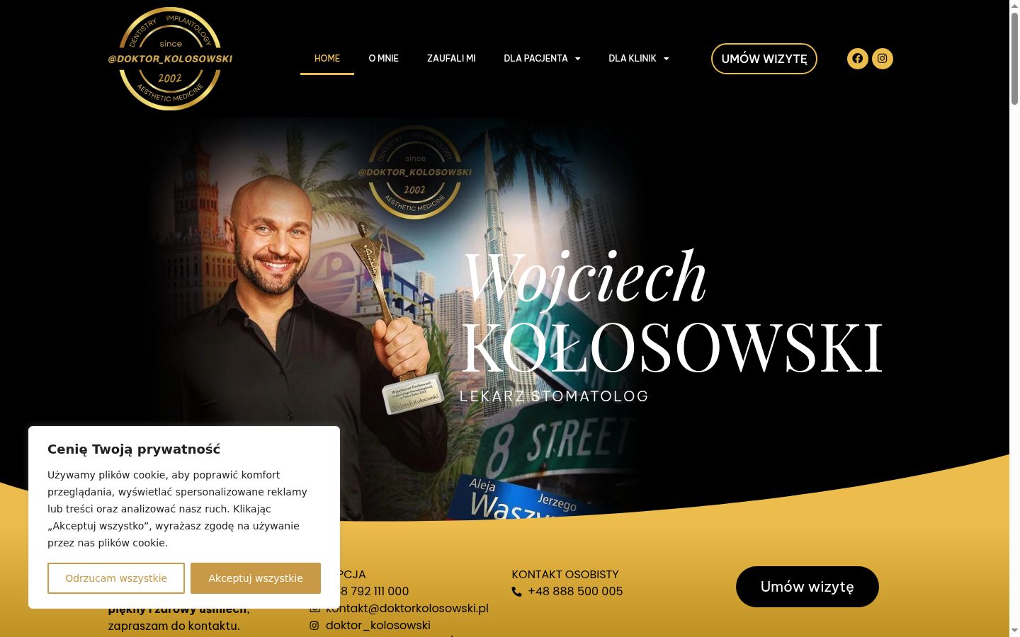 Sutikimo reklamjuostės, rodytos prieš bet kokią sąveiką, ekrano kopija