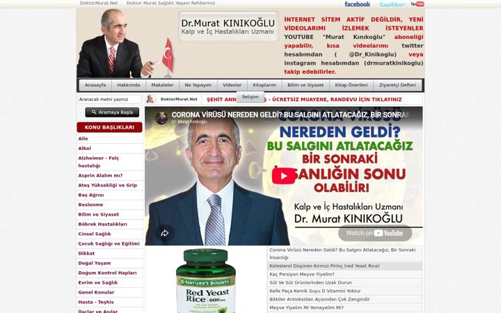 Ekraanipilt saidist doktormurat.net