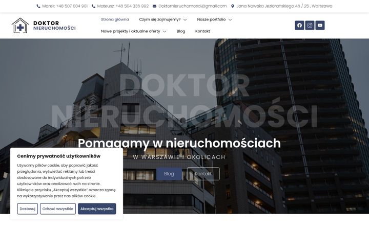 Snimka zaslona za doktornieruchomosci.pl