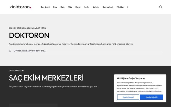 Screenshot of doktoron.com