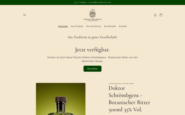 Screenshot di doktorschroembgens.de