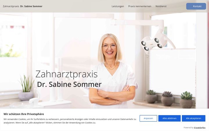 Screenshot di doktorsommer-durbach.de