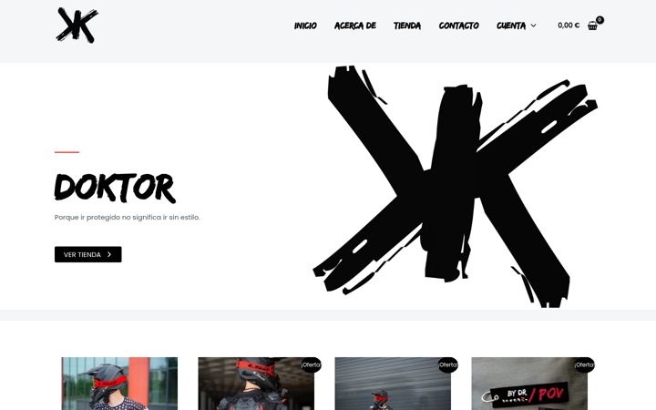 Screenshot of doktorstore.es