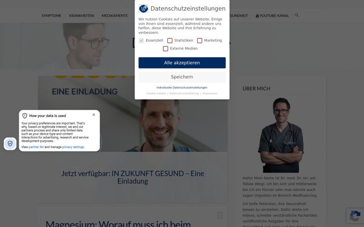 Screenshot di doktorweigl.de