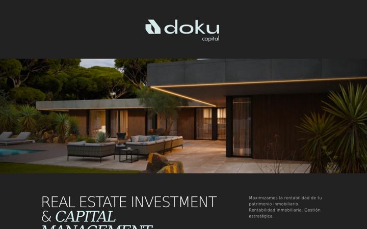 Screenshot of dokucapital.com