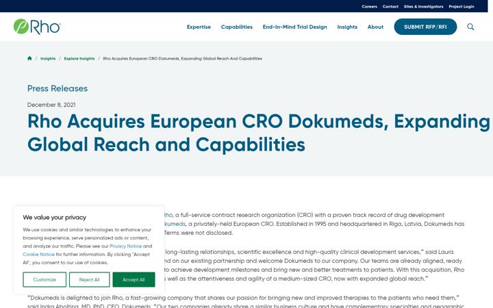 Screenshot of dokumeds.com