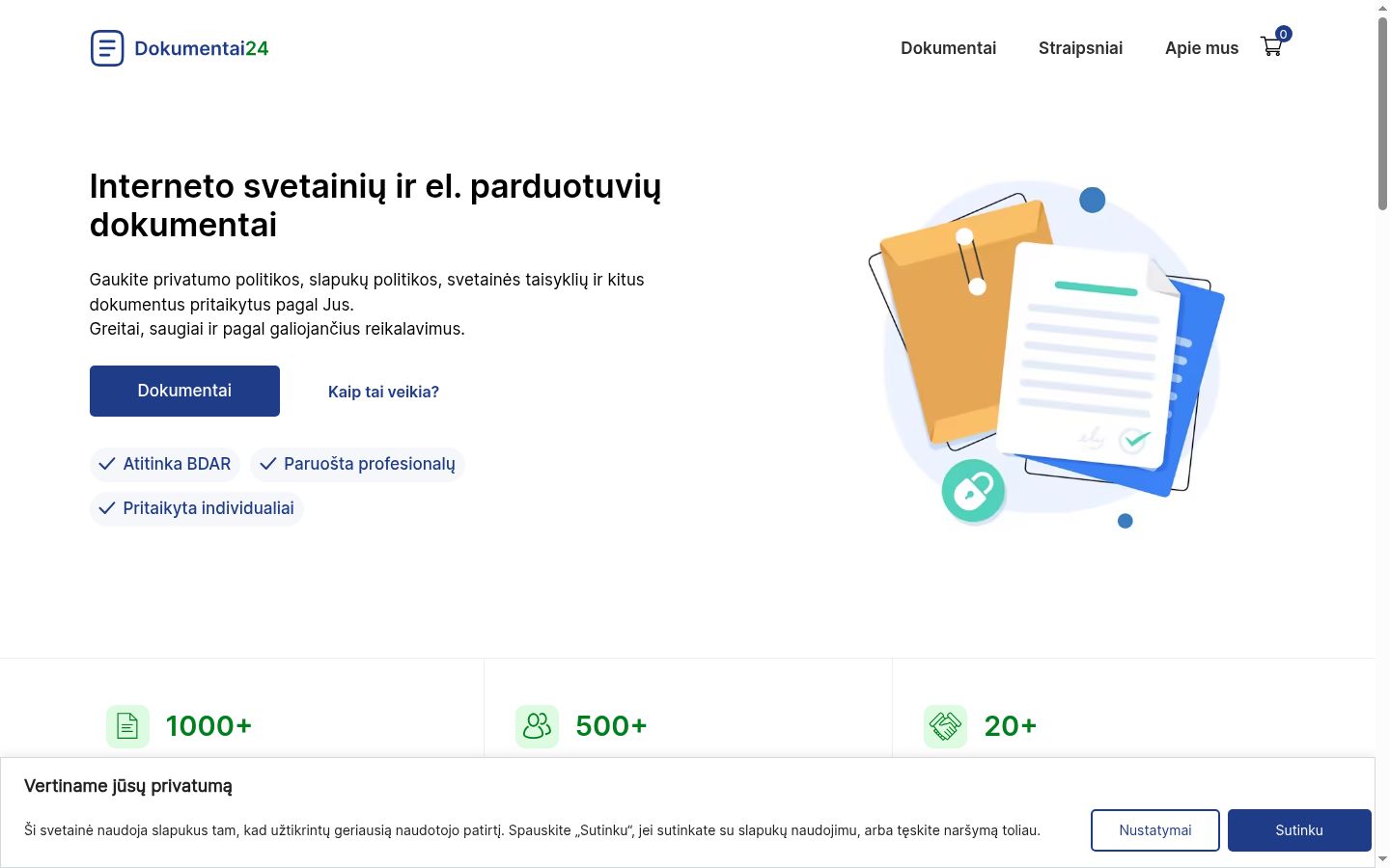 Snímek obrazovky baneru souhlasu zobrazeného před jakoukoli interakcí