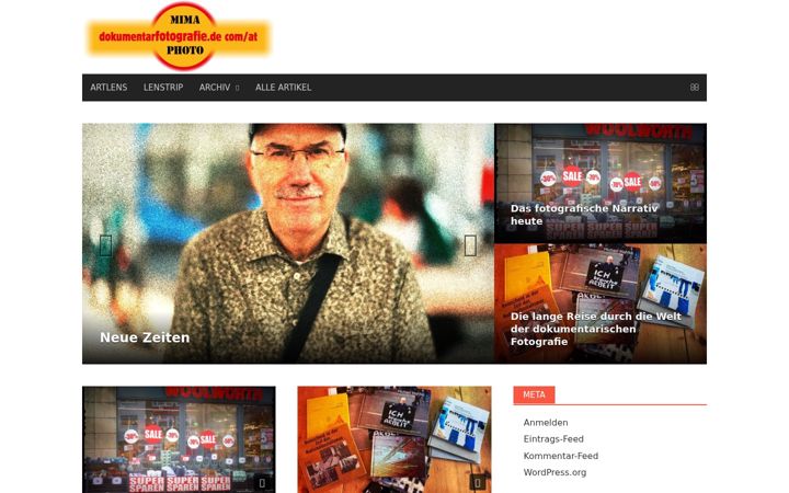 Screenshot of dokumentarfotografie.com