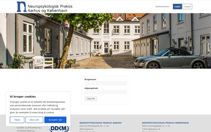 Screenshot of dokumentreolen.dk
