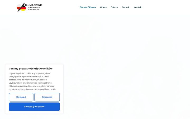 Captură de ecran a dokumenty-niemieckie.pl