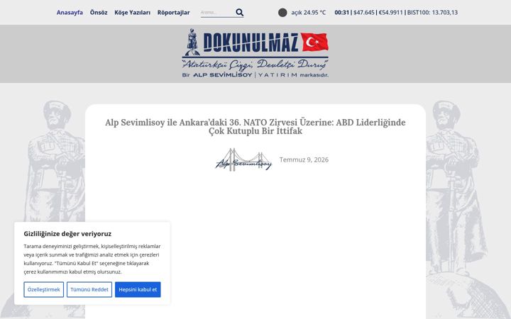 Екранна снимка на dokunulmaz.com.tr