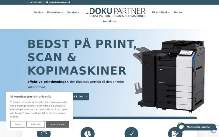 Screenshot of dokupartner.dk