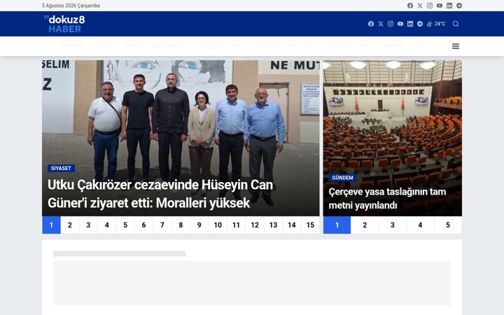 Ekraanipilt saidist dokuz8haber.net