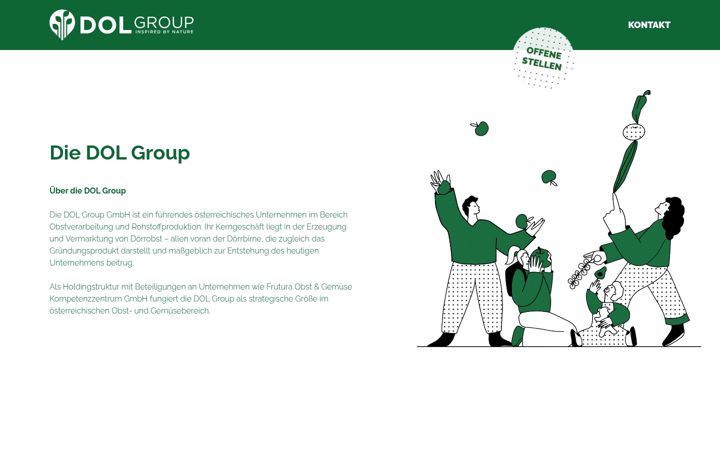 Screenshot of dol-group.com