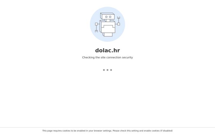 Screenshot of dolac.hr
