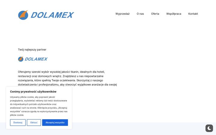 Captură de ecran a dolamex.com.pl