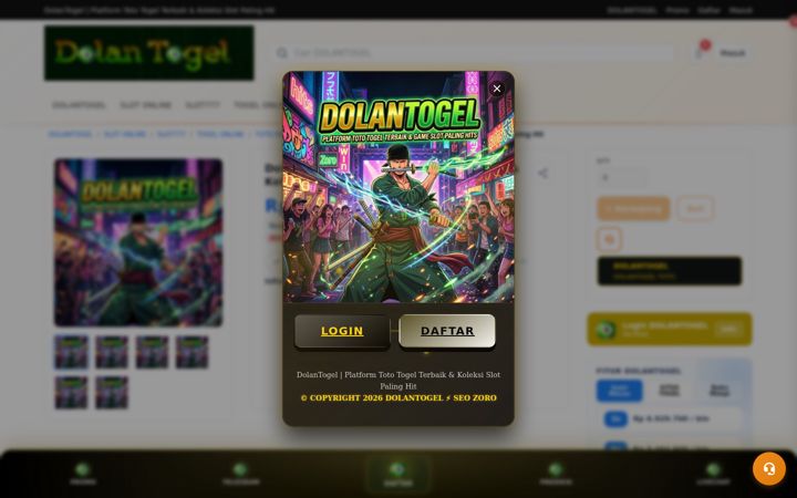Screenshot of dolantogels.it.com