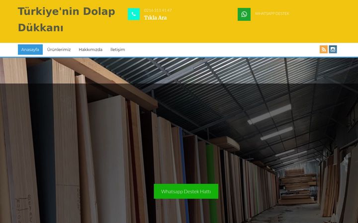Screenshot of dolapdukkani.com