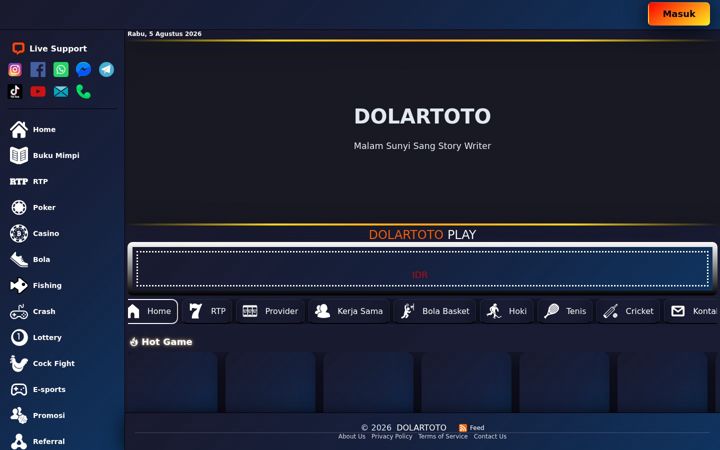 Screenshot of dolartoto.it.com