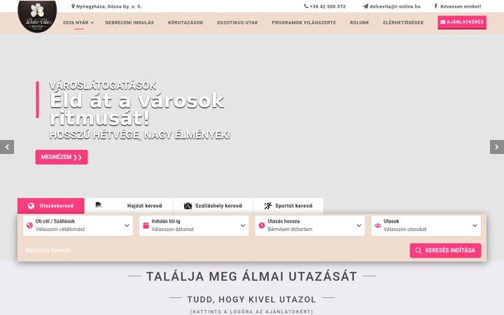 Screenshot of dolce-vita.hu