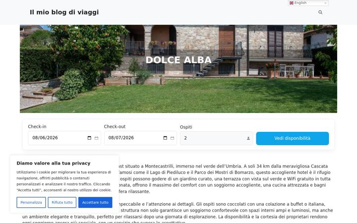 Captura de pantalla de dolcealba.it