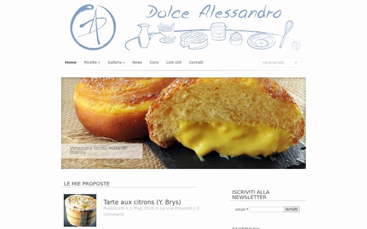 Captura de pantalla de dolcealessandro.it