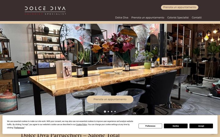 Posnetek zaslona dolcediva.it