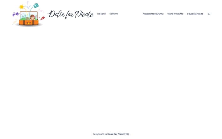 Screenshot of dolcefarnientetrip.com