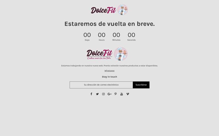 Screenshot of dolcefit.es