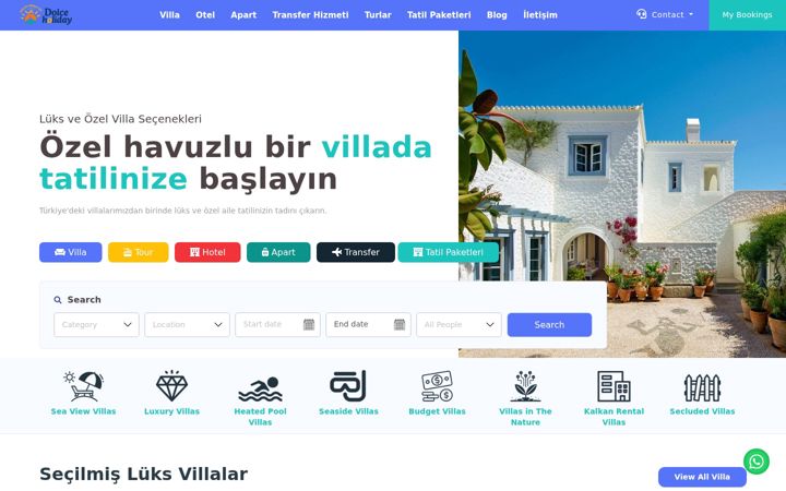 Screenshot of dolceholiday.com