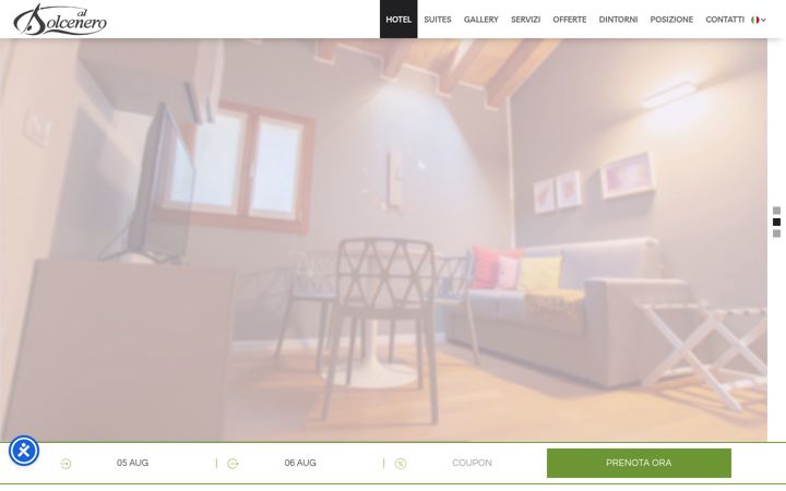 Screenshot of dolceneroresidence.com