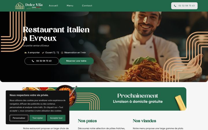 Screenshot of dolcevila.fr