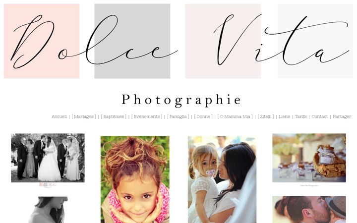 Screenshot of dolcevitaphotographie.fr