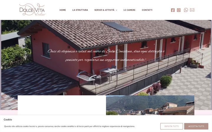 Screenshot of dolcevitarelais.it