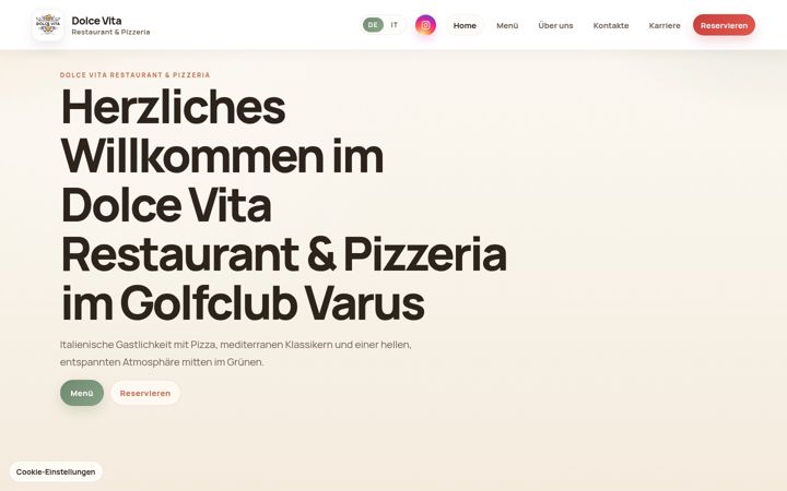 Screenshot of dolcevitavarus.de