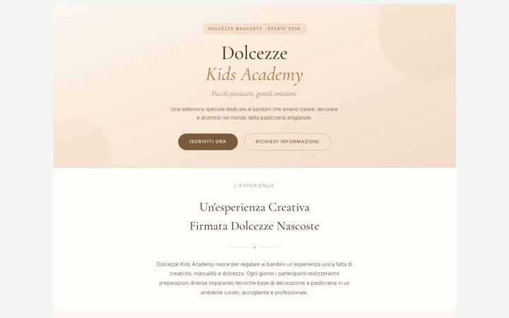 Screenshot of dolcezze-nascoste.it