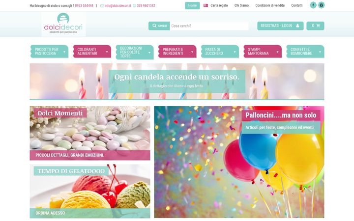 Screenshot of dolcidecori.it