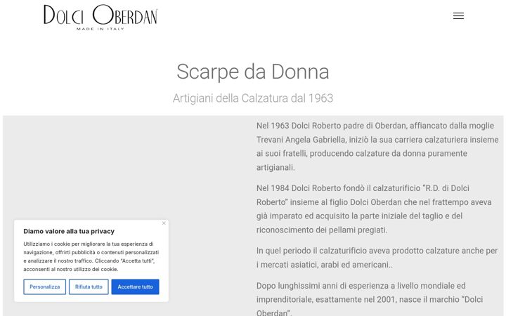 Screenshot of dolcioberdan.it