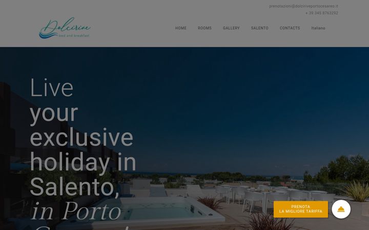 Skjermbilde av dolciriveportocesareo.it