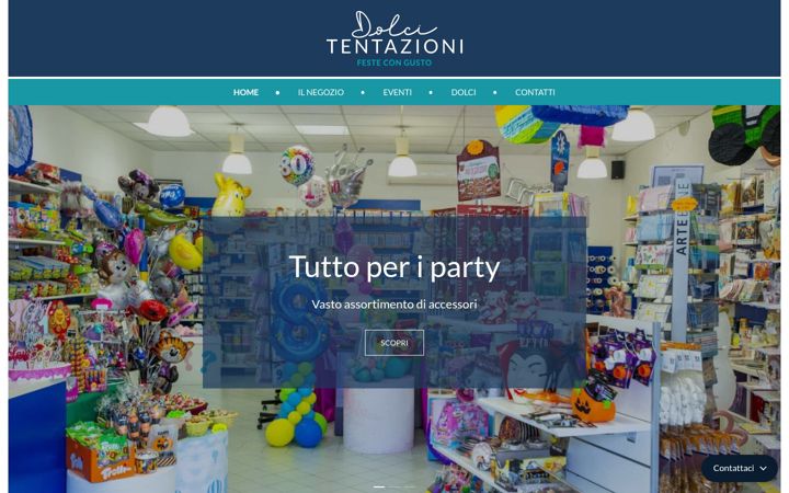Screenshot of dolcitentazioniaddobbifeste-treviso.it