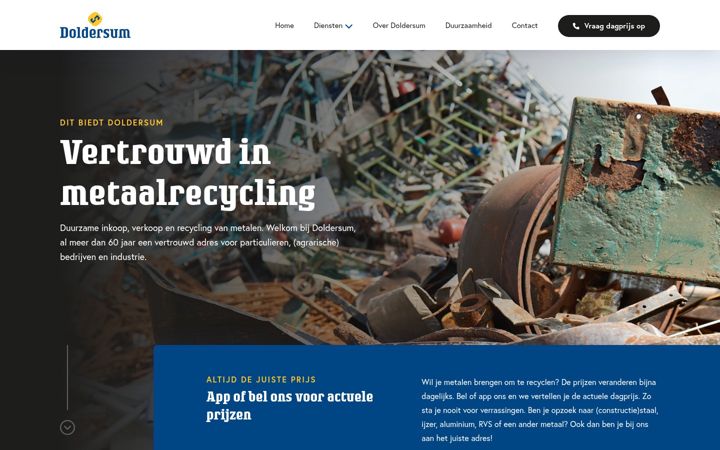 Screenshot of doldersumbv.nl