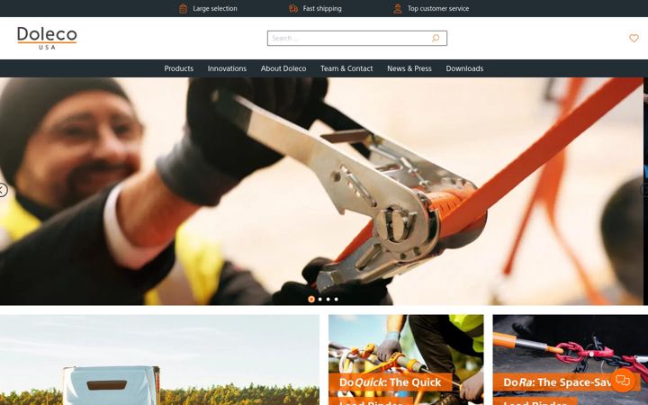 Screenshot of doleco-usa.com