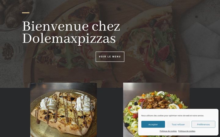 Screenshot of dolemaxpizzas.fr
