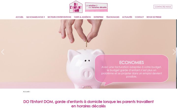 Screenshot of dolenfantdom.com