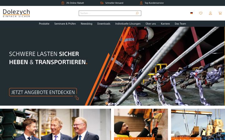 Screenshot di dolezych.de