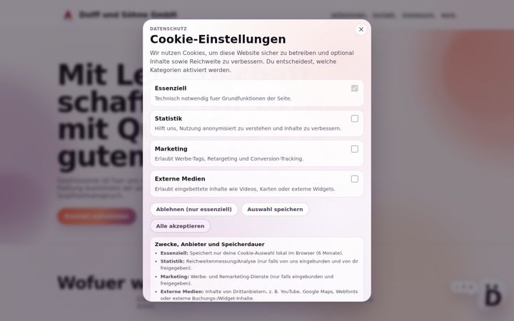 Screenshot of dolffundsoehne.de