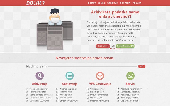 Screenshot of dolher.com